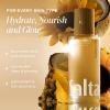 imageSaltair Body Oil and 2Pack Serum Deodorant Set  Hydrating AfterShower Moisturizer and AHA RollOn for Odor Control  Golden Hour Scent