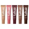 imageSaltair Hydrating Lip Oil Balm Clear and Tinted Lip Gloss Essentials Shades 5Pack Moisturizing Vegan Conditioning for Dry Cracked Lips with Glossy HighShine Finish Coconut Vanilla FlavorEssentials Shades