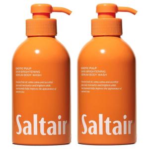 imageSaltair Body Wash Exotic Pulp 2Pack Moisturizing Body Cleanser with Monoi Oil and Cupuacu Butter Luxury Shower Gel for Women Vegan CrueltyFree ParabenFree 2x 17oz Pump BottlesExotic Pulp