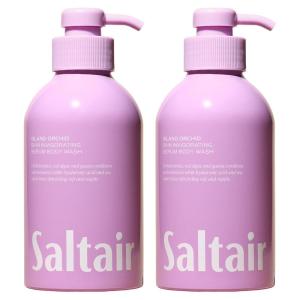 imageSaltair Body Wash Exotic Pulp 2Pack Moisturizing Body Cleanser with Monoi Oil and Cupuacu Butter Luxury Shower Gel for Women Vegan CrueltyFree ParabenFree 2x 17oz Pump BottlesIsland Orchid