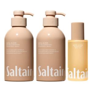 imageSaltair Body Oil and 2Pack Body Wash Set  Moisturizing Cleanser and AfterShower Skincare Duo  Santal Bloom Scent