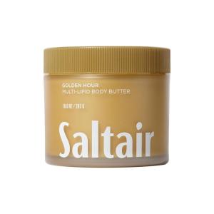 imageSaltair MultiLipid Body Butter  Rich Nourishing Salt Water Vanilla Hydrating Body Cream with Ceramide Complex Coconut Oil and Shea Butter Deep Moisturizing Dry Skin Care 10oz JarGolden Hour