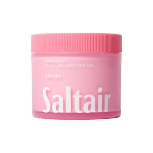 imageSaltair MultiLipid Body Butter  Rich Nourishing Salt Water Vanilla Hydrating Body Cream with Ceramide Complex Coconut Oil and Shea Butter Deep Moisturizing Dry Skin Care 10oz JarPink Beach