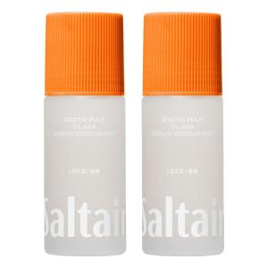 imageSaltair Serum Deodorant Seascape 2 Pack 5 AHA Formula Lactic Acid and Mandelic Acid Deodorant Aluminum Free Odor Control for Women and Men Travel Essentials 2x 17oz Roll OnExotic Pulp