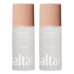 imageSaltair Serum Deodorant Seascape 2 Pack 5 AHA Formula Lactic Acid and Mandelic Acid Deodorant Aluminum Free Odor Control for Women and Men Travel Essentials 2x 17oz Roll OnSantal Bloom
