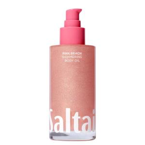 imageSaltair Shimmering Body Oil  Santal Bloom Scented Dry Oil Moisturizer with LightReflecting Pearl Pigments Moisturizing Glow for All Skin Types  4 Fl OzPink Beach