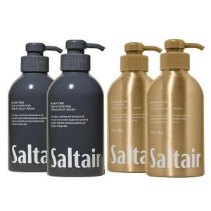 image:imageSaltair Body Wash Bundle  Black Tide amp Golden Hour 2Pack  Moisturizing Body Cleanser Set with Monoi Oil amp Cupuacu Butter  Vegan CrueltyFree Shower Gel for Women and Men 4 x 17oz