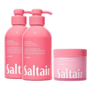 image:imageSaltair Body Wash Pink Beach 2Pack Moisturizing Body Cleanser amp MultiLipid Body Butter  Rich Nourishing Pink Beach Hydrating Body Cream Bundle