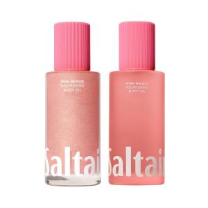 image:imageSaltair Pink Beach Body Oil Duo  Shimmering Dry Oil amp Nourishing Body Oil Set  Hydrating Glow for All Skin Types