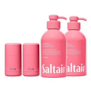 image:imageSaltair Pink Beach Body Wash amp Deodorant Set  Refreshing Shower Gel 2x17oz  Deodorant 2 Pack  Clean LongLasting Scent amp Nourishing Formula