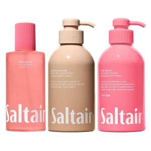 image:imageSaltair Signature Scents Body Care Bundle  Jumbo Body Oil Pink Beach 10oz amp Body Wash 2Pack  Hydrating Cleanser and Moisturizing AfterShower Oil for Women and Men