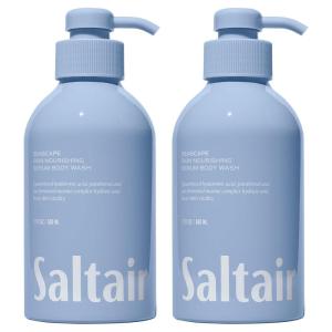 image:imageSaltair Body Wash 2Pack  Moisturizing Body Wash with Hyaluronic Acid amp Amino Acids  Scented Shower Gel for Women and Men  Driftwood Scent 2x 17oz  Vegan CrueltyFree ParabenFreeSeascape